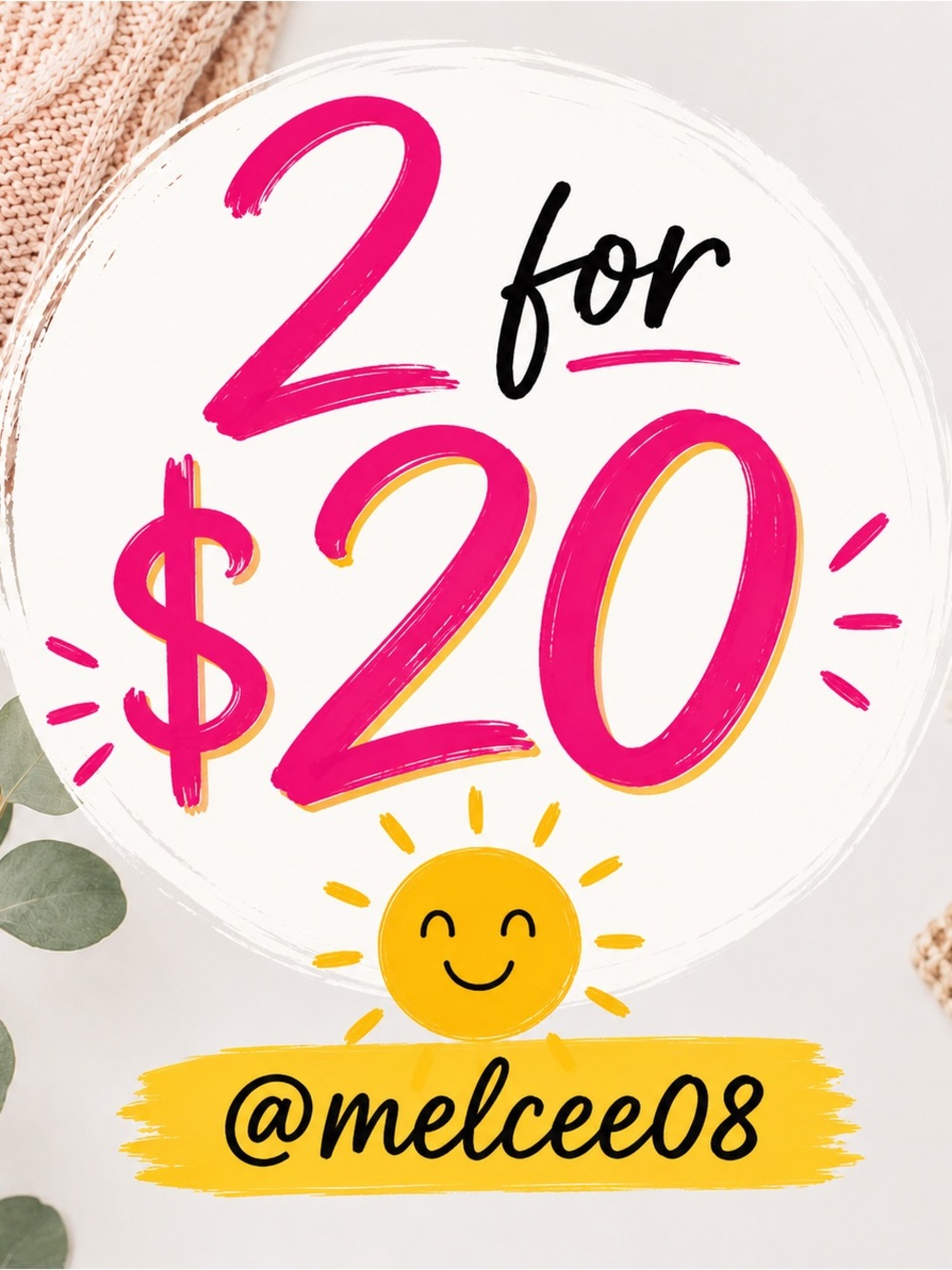 2 for $20 ☀️ - Bundle Deal